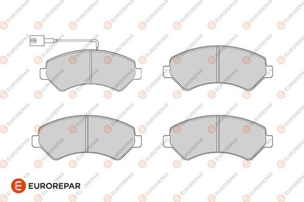 EUROREPAR 1682309280 - Kit de plaquettes de frein, frein à disque cwaw.fr