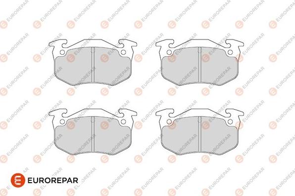 EUROREPAR 1682307280 - Kit de plaquettes de frein, frein à disque cwaw.fr