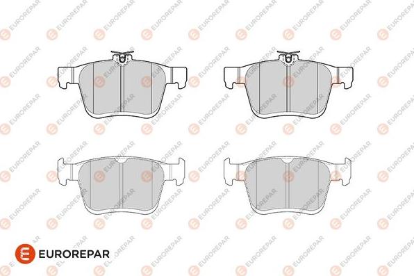 EUROREPAR 1682319880 - Kit de plaquettes de frein, frein à disque cwaw.fr