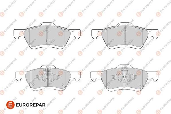 EUROREPAR 1682314580 - Kit de plaquettes de frein, frein à disque cwaw.fr