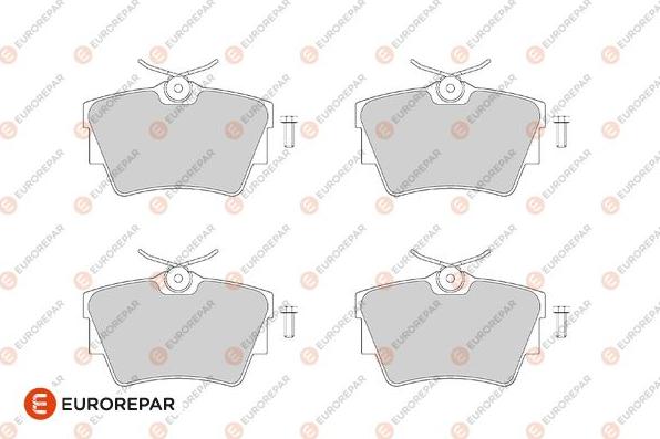 EUROREPAR 1682316480 - Kit de plaquettes de frein, frein à disque cwaw.fr