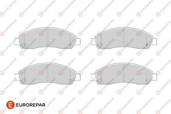 EUROREPAR 1682317180 - Kit de plaquettes de frein, frein à disque cwaw.fr