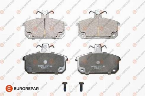 EUROREPAR 1682324080 - Kit de plaquettes de frein, frein à disque cwaw.fr