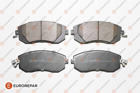 EUROREPAR 1682324380 - Kit de plaquettes de frein, frein à disque cwaw.fr