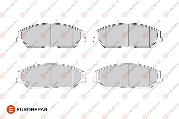 EUROREPAR 1682320980 - Kit de plaquettes de frein, frein à disque cwaw.fr