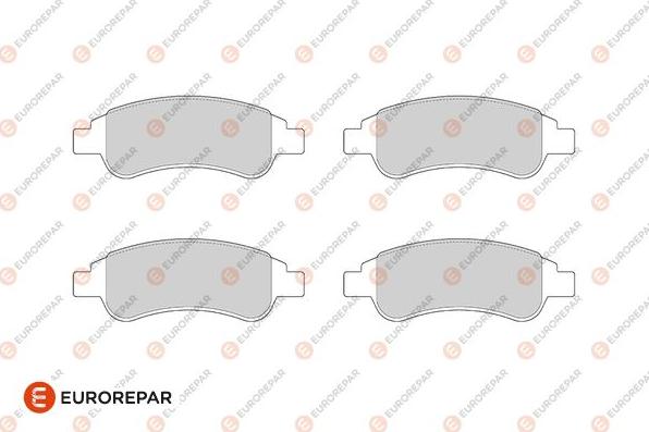 EUROREPAR 1682320380 - Kit de plaquettes de frein, frein à disque cwaw.fr