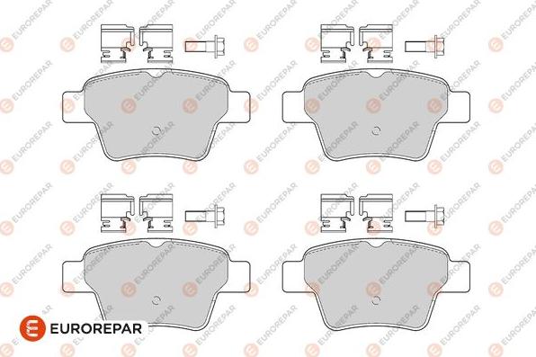 EUROREPAR 1682322080 - Kit de plaquettes de frein, frein à disque cwaw.fr