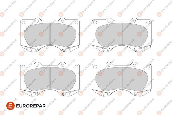 EUROREPAR 1682322180 - Kit de plaquettes de frein, frein à disque cwaw.fr