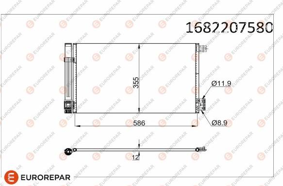 EUROREPAR 1682207580 - Condensateur, climatisation cwaw.fr