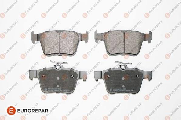 EUROREPAR 1639369480 - Kit de plaquettes de frein, frein à disque cwaw.fr