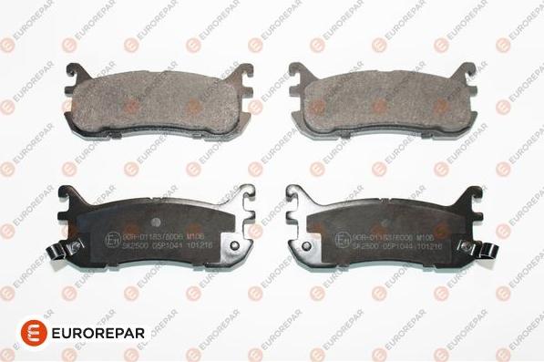 EUROREPAR 1639369880 - Kit de plaquettes de frein, frein à disque cwaw.fr