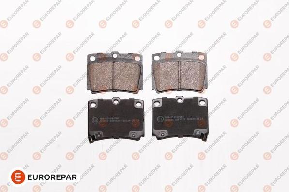 EUROREPAR 1639380680 - Kit de plaquettes de frein, frein à disque cwaw.fr