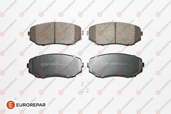 EUROREPAR 1639380780 - Kit de plaquettes de frein, frein à disque cwaw.fr