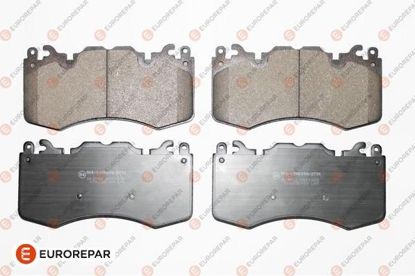 EUROREPAR 1639381580 - Kit de plaquettes de frein, frein à disque cwaw.fr