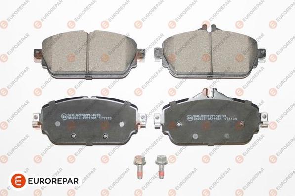 EUROREPAR 1639381880 - Kit de plaquettes de frein, frein à disque cwaw.fr