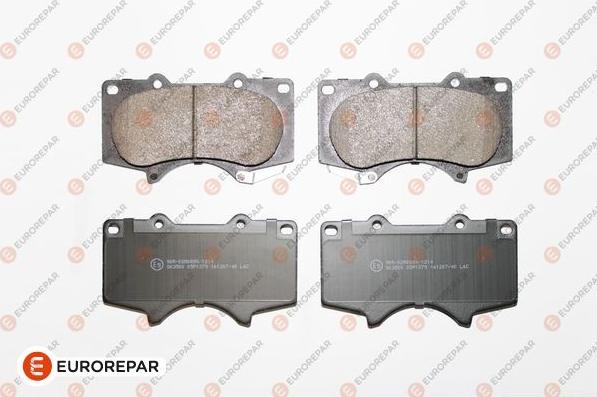 EUROREPAR 1639379080 - Kit de plaquettes de frein, frein à disque cwaw.fr