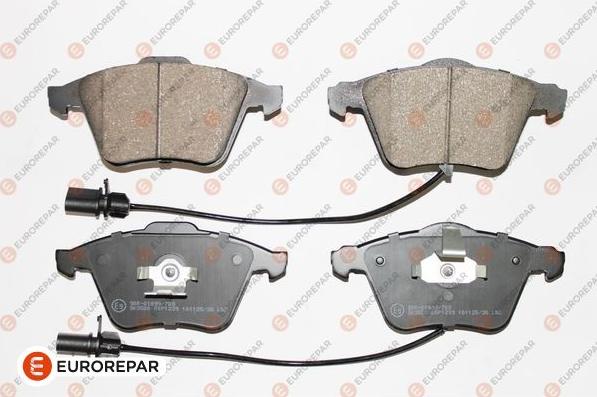 EUROREPAR 1639374580 - Kit de plaquettes de frein, frein à disque cwaw.fr