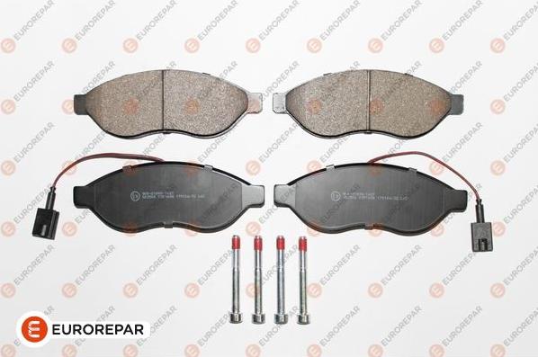 EUROREPAR 1639374380 - Kit de plaquettes de frein, frein à disque cwaw.fr