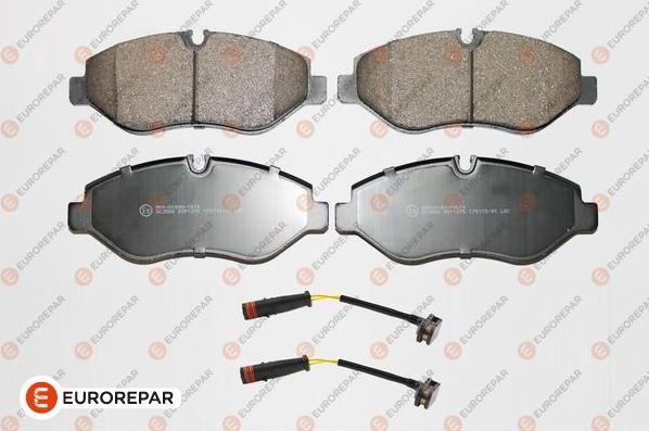 EUROREPAR 1639375580 - Kit de plaquettes de frein, frein à disque cwaw.fr