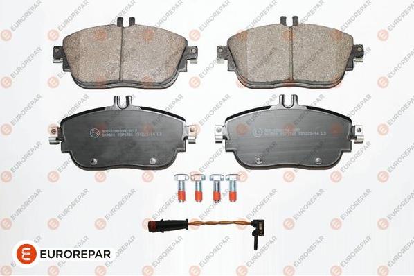 EUROREPAR 1639375180 - Kit de plaquettes de frein, frein à disque cwaw.fr