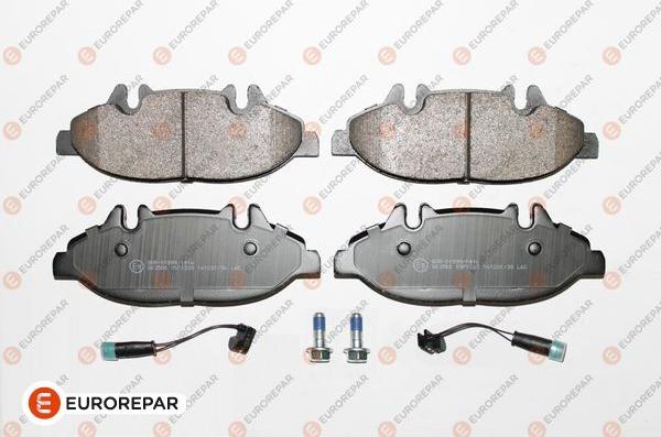 EUROREPAR 1639375880 - Kit de plaquettes de frein, frein à disque cwaw.fr