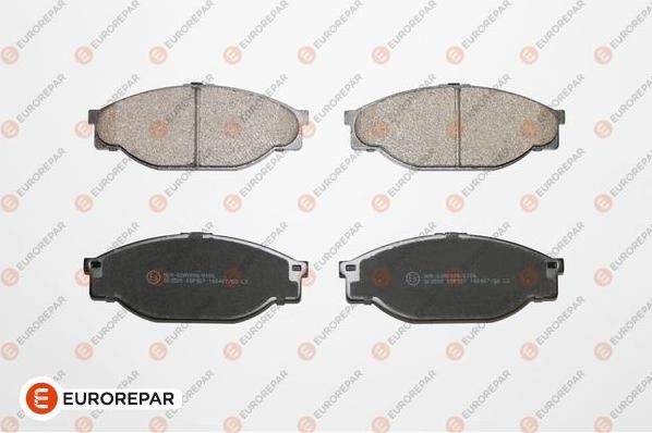 EUROREPAR 1639376180 - Kit de plaquettes de frein, frein à disque cwaw.fr