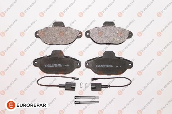 EUROREPAR 1639376880 - Kit de plaquettes de frein, frein à disque cwaw.fr