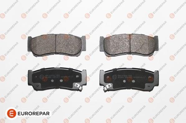 EUROREPAR 1639370980 - Kit de plaquettes de frein, frein à disque cwaw.fr