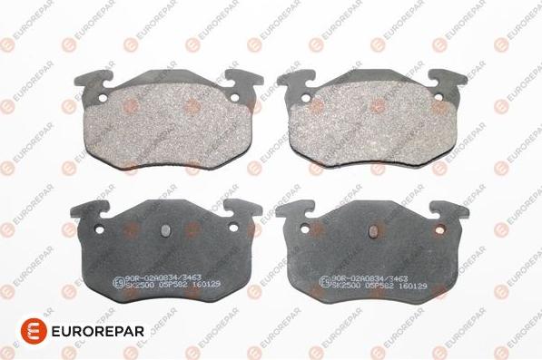 EUROREPAR 1639370680 - Kit de plaquettes de frein, frein à disque cwaw.fr