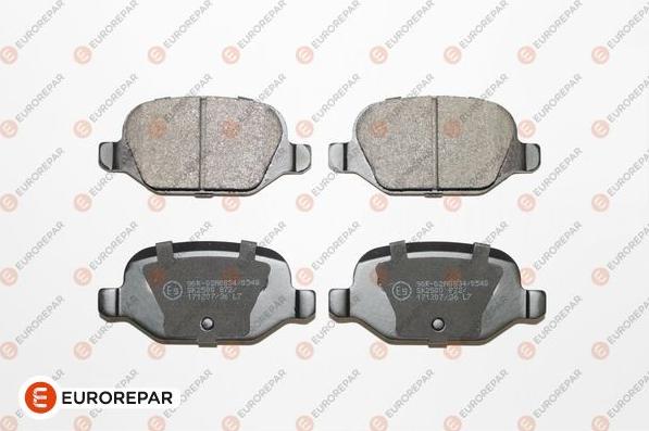 EUROREPAR 1639370180 - Kit de plaquettes de frein, frein à disque cwaw.fr