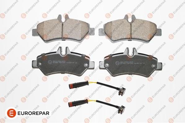 EUROREPAR 1639371080 - Kit de plaquettes de frein, frein à disque cwaw.fr