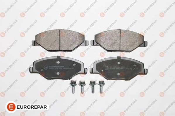 EUROREPAR 1639378680 - Kit de plaquettes de frein, frein à disque cwaw.fr