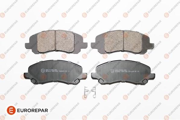 EUROREPAR 1639378880 - Kit de plaquettes de frein, frein à disque cwaw.fr