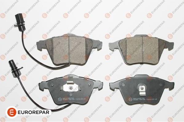 EUROREPAR 1639373680 - Kit de plaquettes de frein, frein à disque cwaw.fr