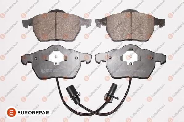 EUROREPAR 1639372580 - Kit de plaquettes de frein, frein à disque cwaw.fr