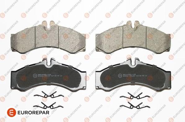 EUROREPAR 1639372080 - Kit de plaquettes de frein, frein à disque cwaw.fr