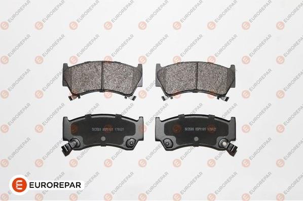 EUROREPAR 1639372180 - Kit de plaquettes de frein, frein à disque cwaw.fr