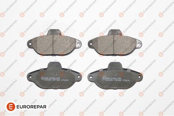 EUROREPAR 1639377580 - Kit de plaquettes de frein, frein à disque cwaw.fr