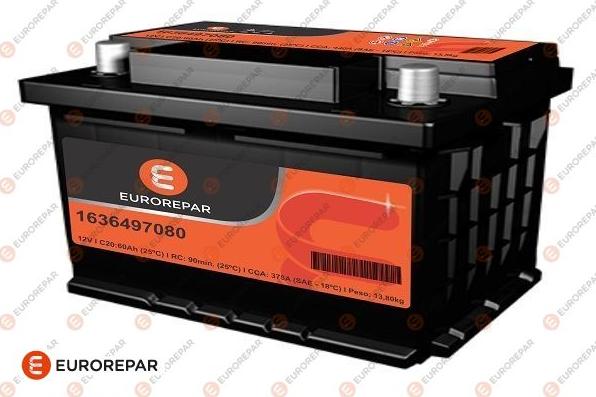 EUROREPAR 1636496980 - Batterie de démarrage cwaw.fr