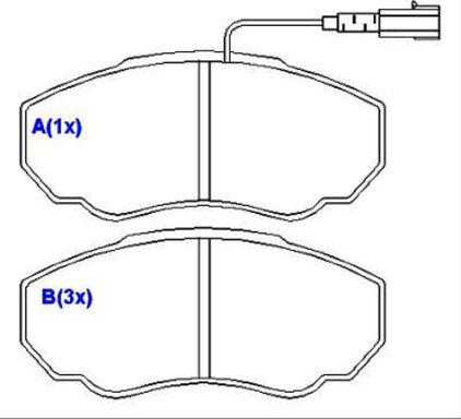 EUROREPAR 1636484780 - Kit de plaquettes de frein, frein à disque cwaw.fr