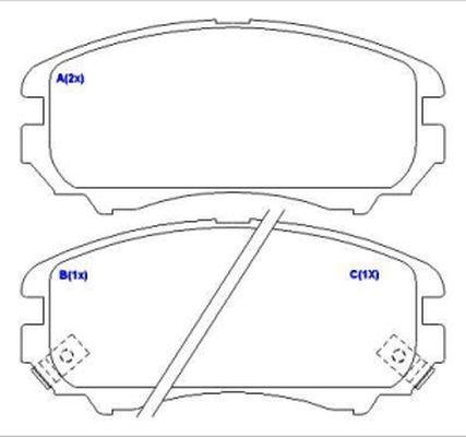 EUROREPAR 1636488480 - Kit de plaquettes de frein, frein à disque cwaw.fr