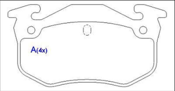 EUROREPAR 1636488080 - Kit de plaquettes de frein, frein à disque cwaw.fr