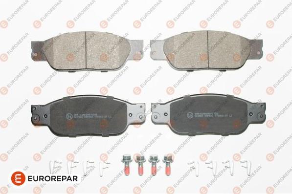 EUROREPAR 1623059080 - Kit de plaquettes de frein, frein à disque cwaw.fr