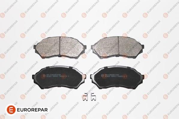 EUROREPAR 1623058980 - Kit de plaquettes de frein, frein à disque cwaw.fr