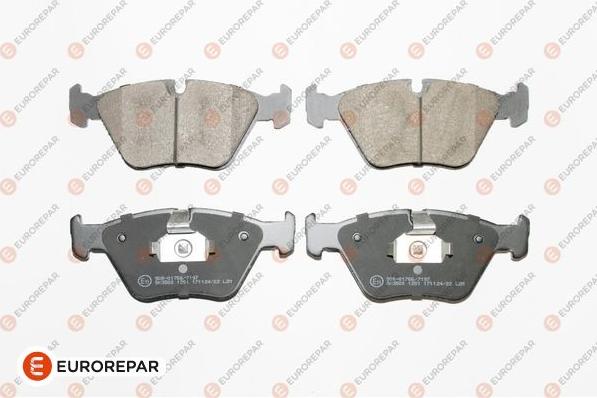 EUROREPAR 1623053980 - Kit de plaquettes de frein, frein à disque cwaw.fr