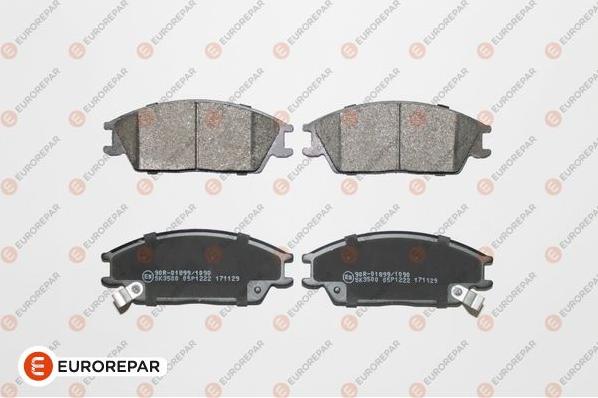 EUROREPAR 1623053680 - Kit de plaquettes de frein, frein à disque cwaw.fr