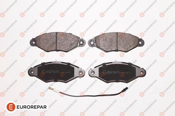 EUROREPAR 1623053080 - Kit de plaquettes de frein, frein à disque cwaw.fr