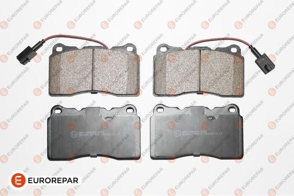 EUROREPAR 1623060780 - Kit de plaquettes de frein, frein à disque cwaw.fr