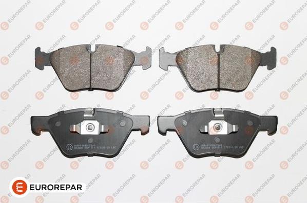 EUROREPAR 1623061280 - Kit de plaquettes de frein, frein à disque cwaw.fr