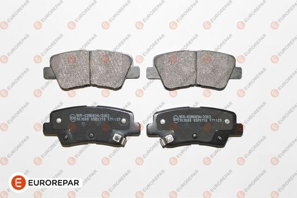 EUROREPAR 1623063980 - Kit de plaquettes de frein, frein à disque cwaw.fr